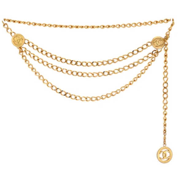 Chanel Gold Chain Belt - Picture 1 of 10